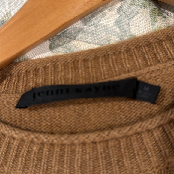 Jenni Kayne Everyday Dark Camel Crewneck Sweater - Picture 8 of 10